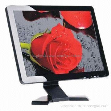 19" Quad Screen Security/CCTV LCD Screen Monitor with 1,280 x 1,024-pixel